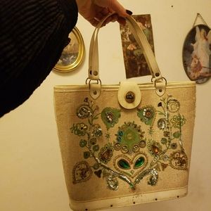 beaded vintage bag